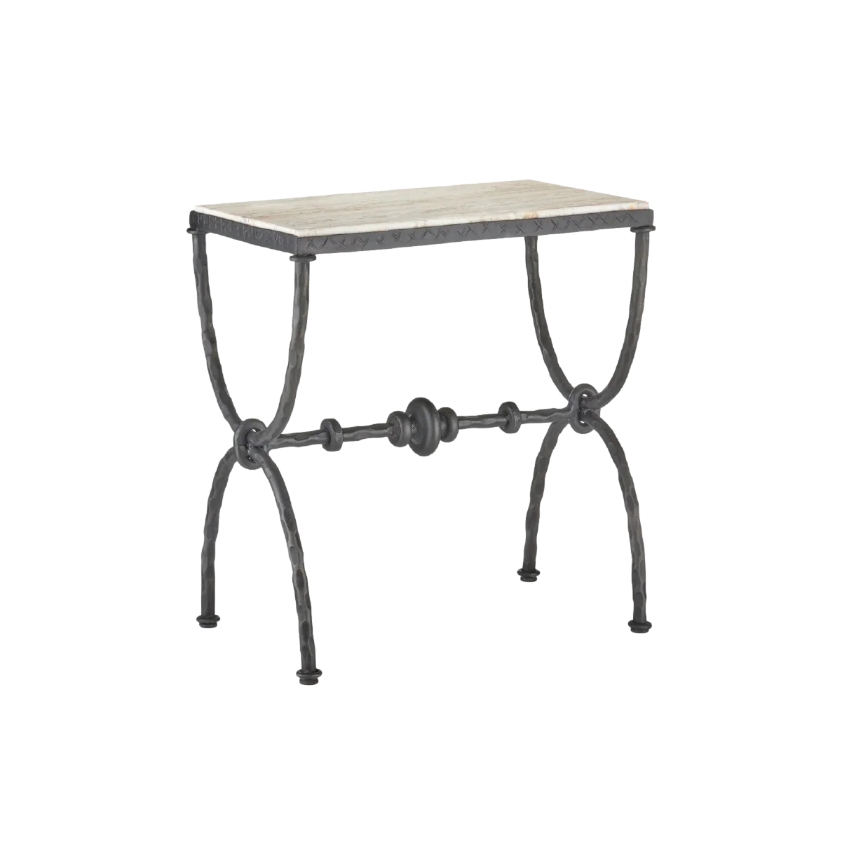 Agora Travertine Side Table