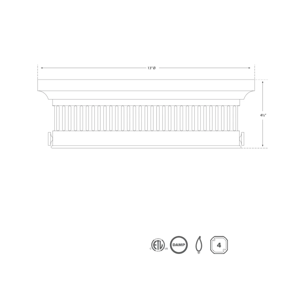 Alderly Flush Mount - Image 8