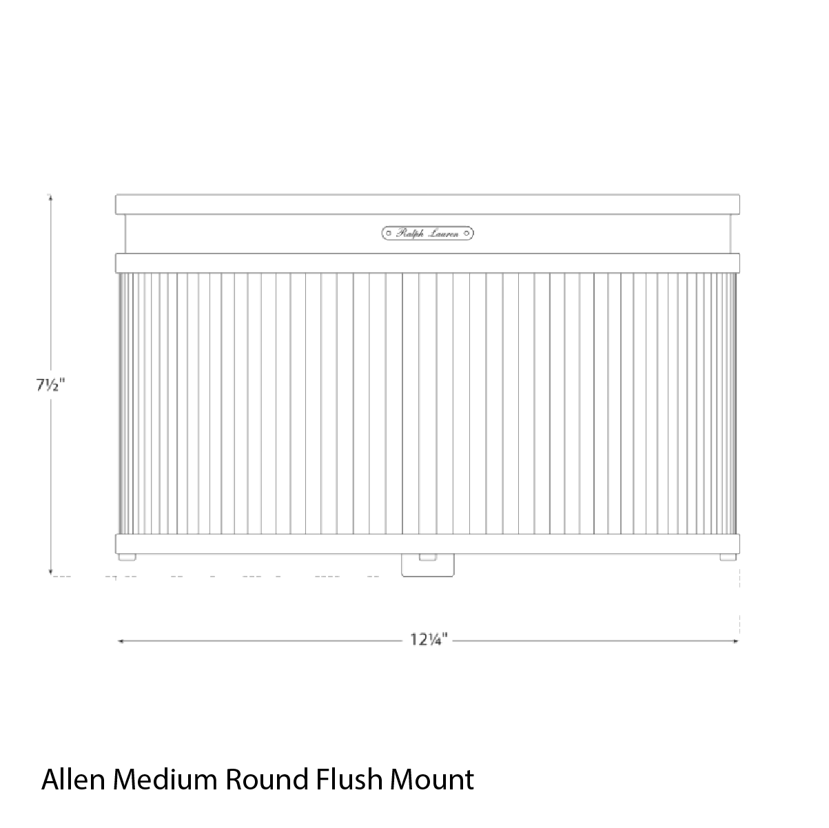 Allen Round Flush Mount - Image 6