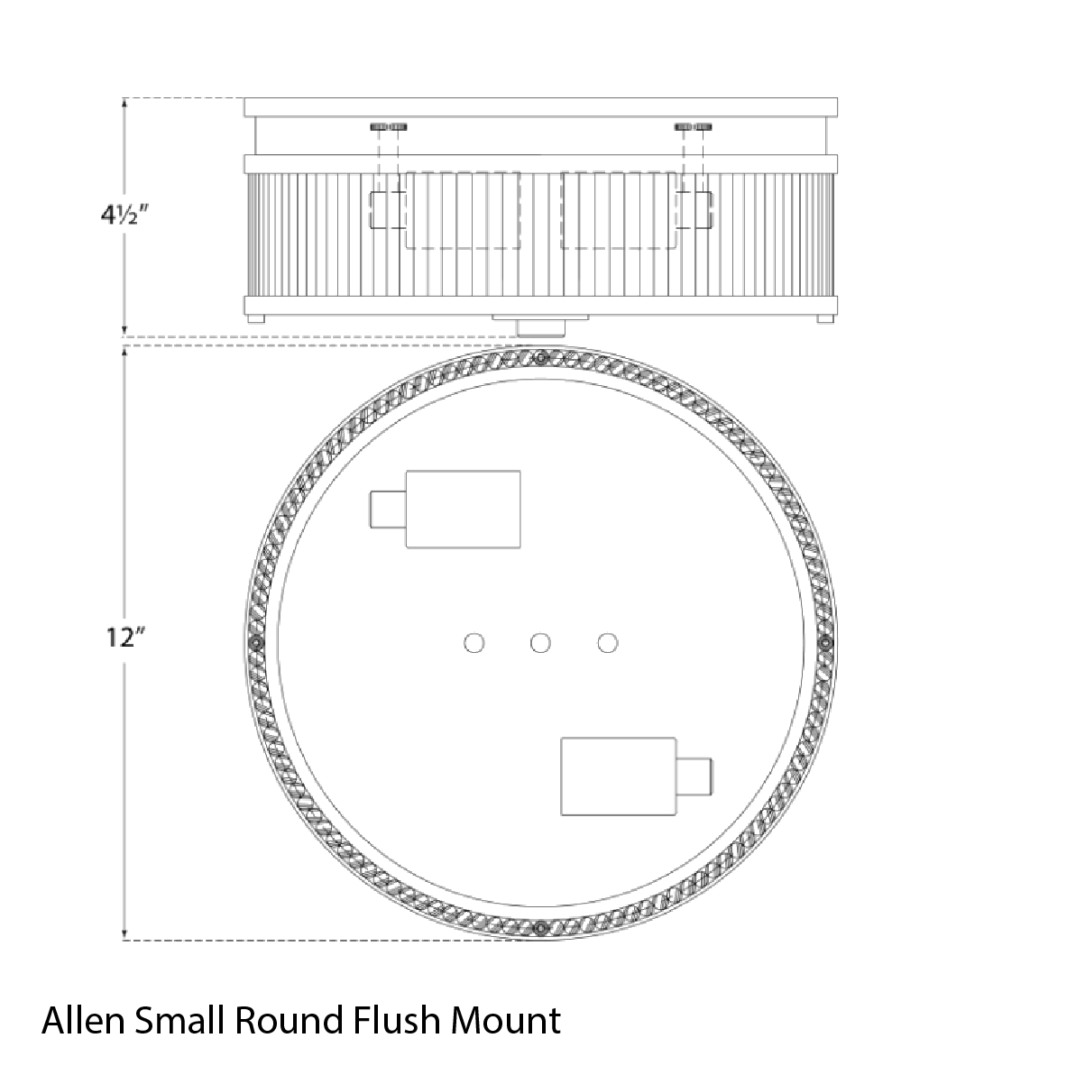 Allen Round Flush Mount - Image 9