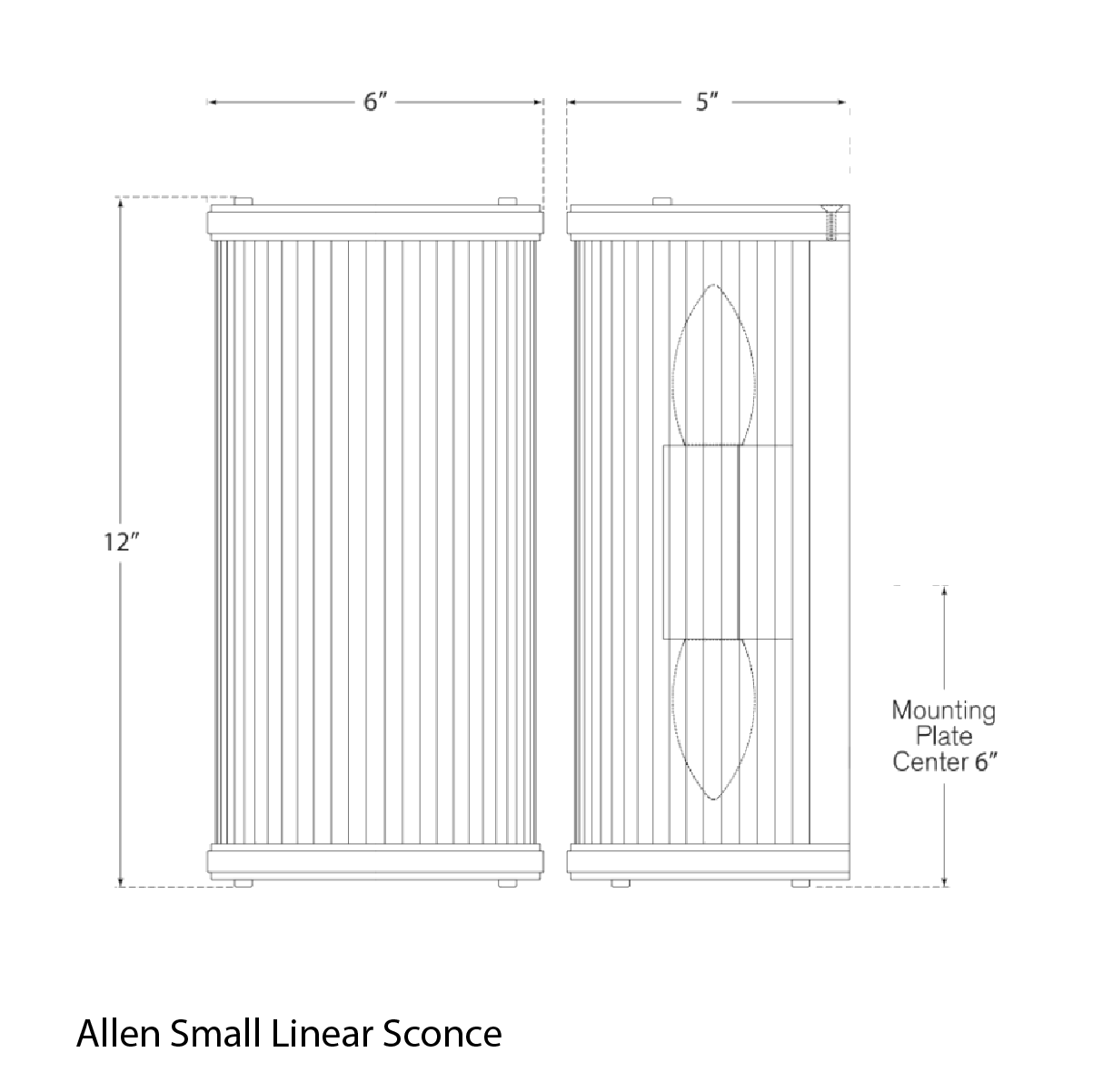 Allen Small Linear Sconce - Image 3