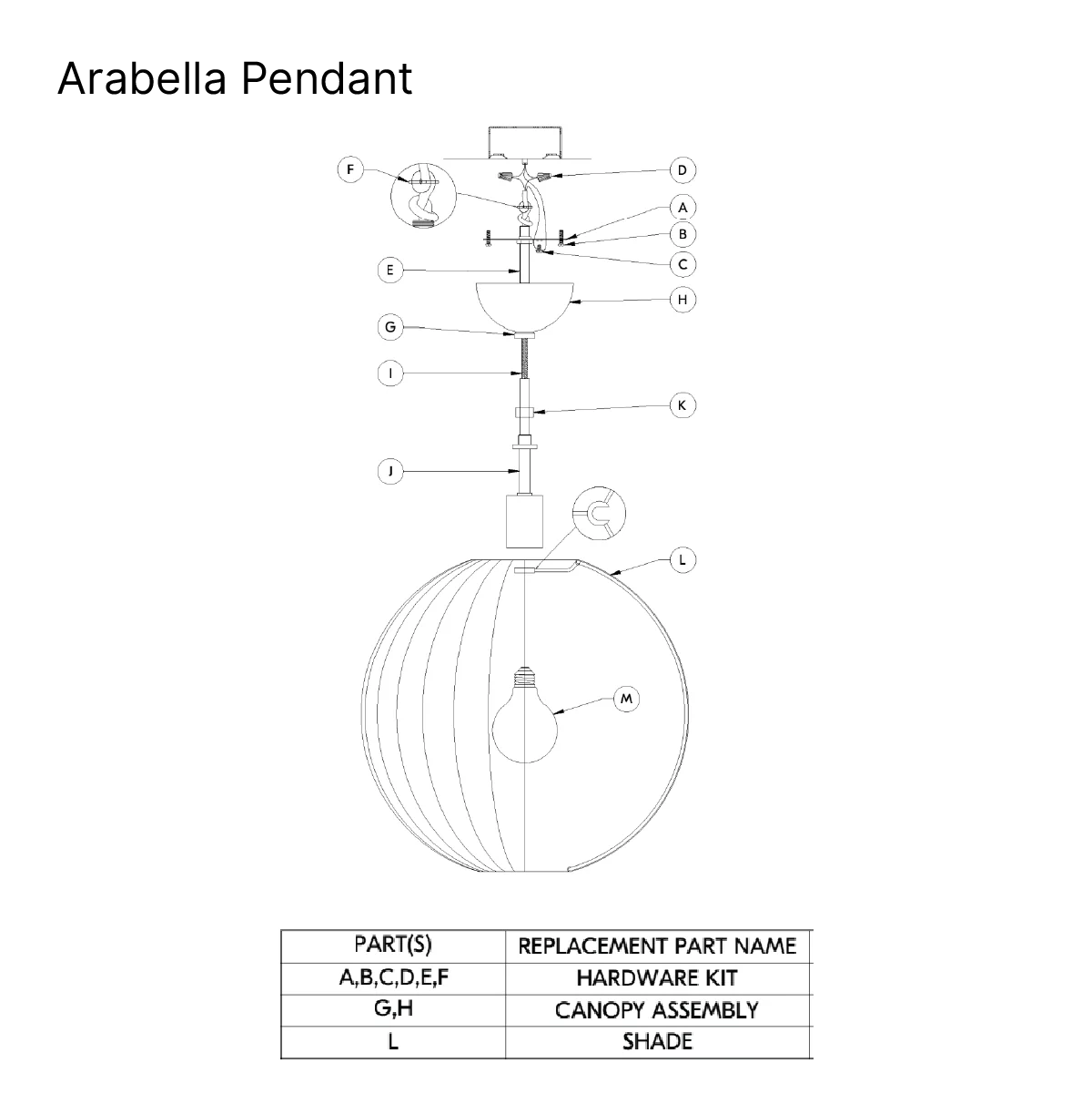 Arabella Pendant - Image 3