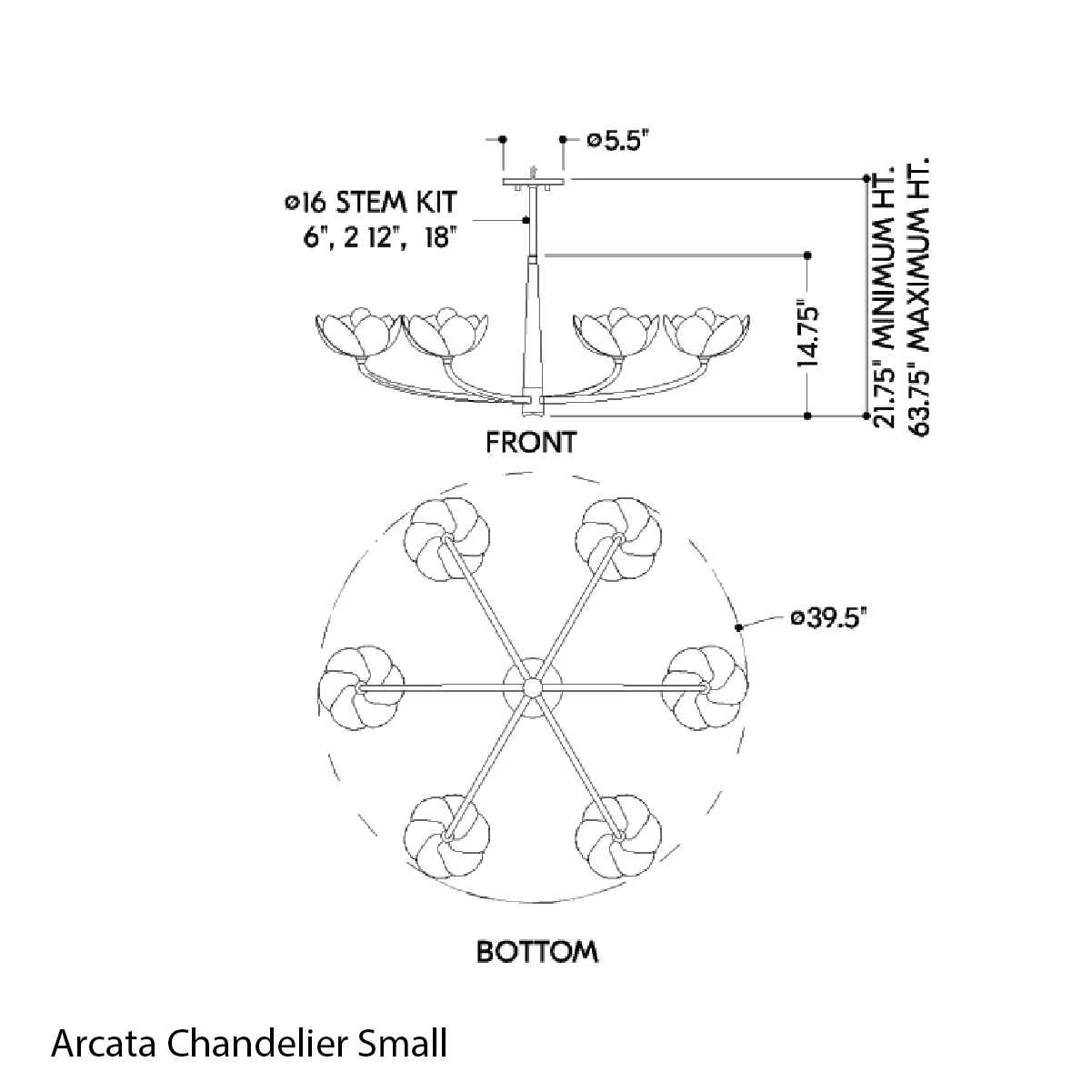Arcata Chandelier - Image 4