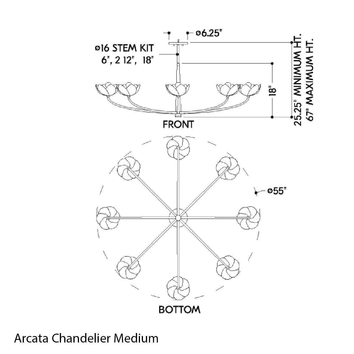 Arcata Chandelier - Image 5