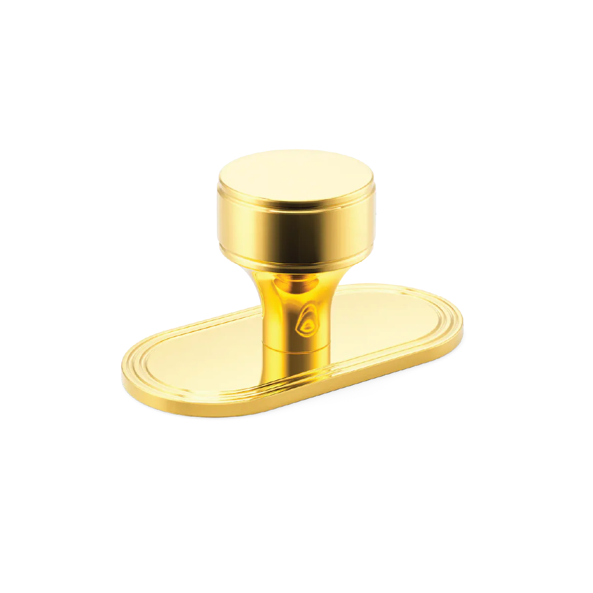 Barwick Plain Cabinet Knob with Backplate - Image 2