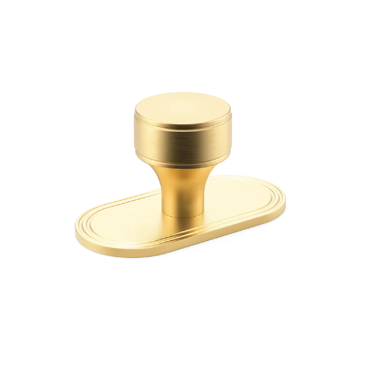 Barwick Plain Cabinet Knob with Backplate - Image 7