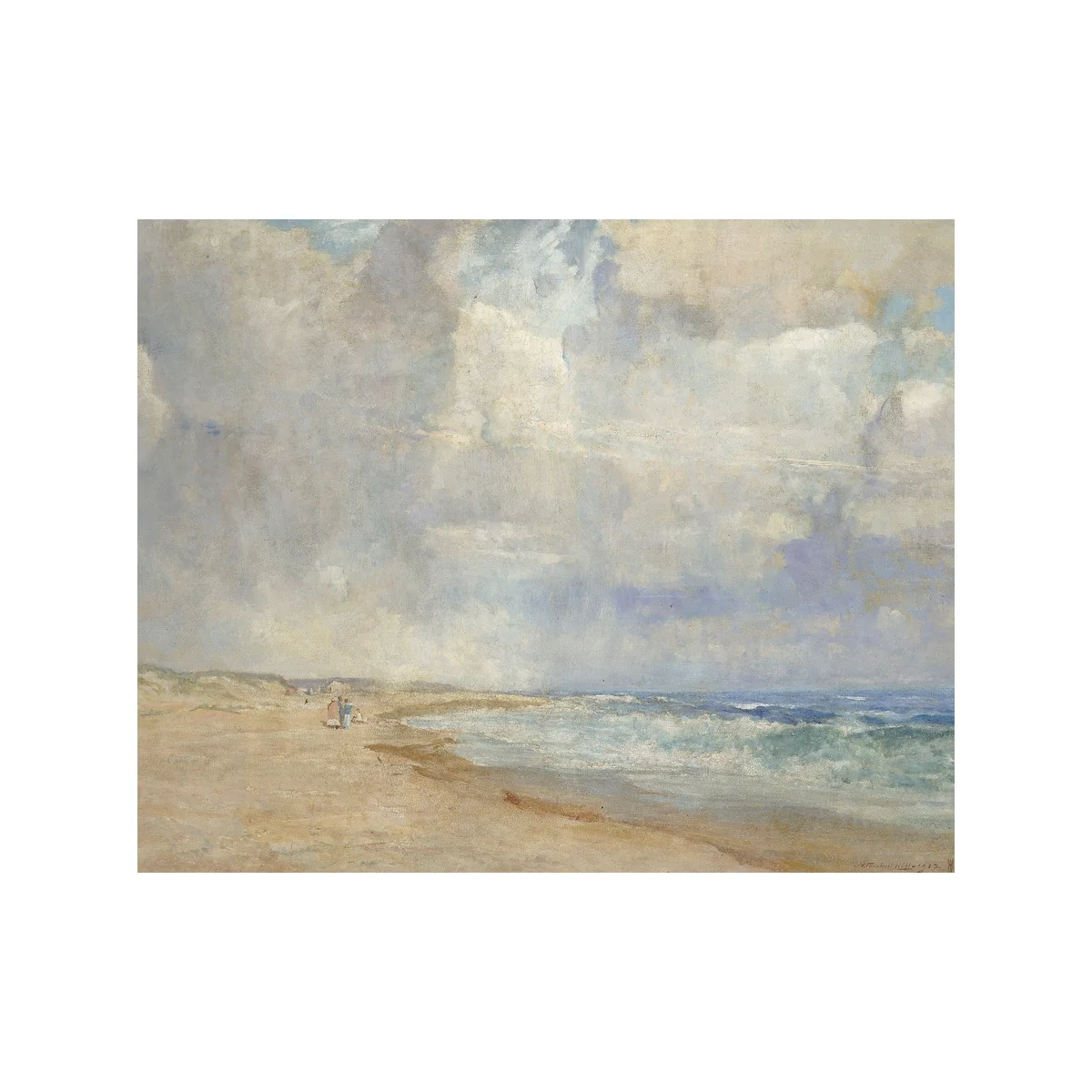 Beach Walk - Unframed Art Print - Image 2