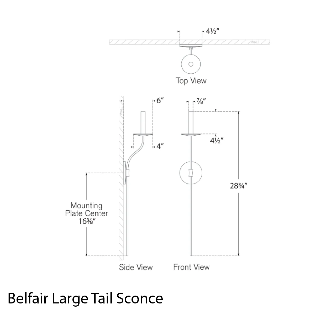 Belfair Large Tail Sconce - Image 5