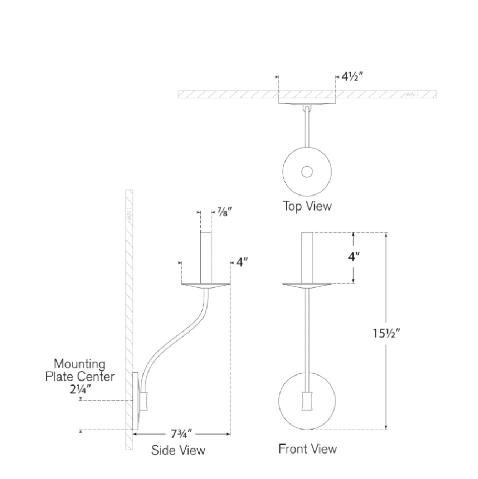 Belfair Medium Single Sconce - Image 3