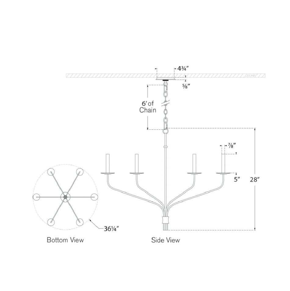 Belfair Tiered Chandelier - Image 7