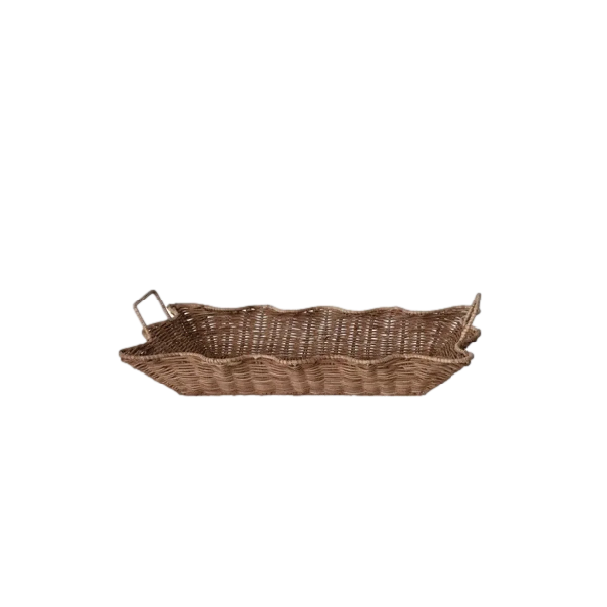 Birdie Scalloped Rattan Trays - Image 3