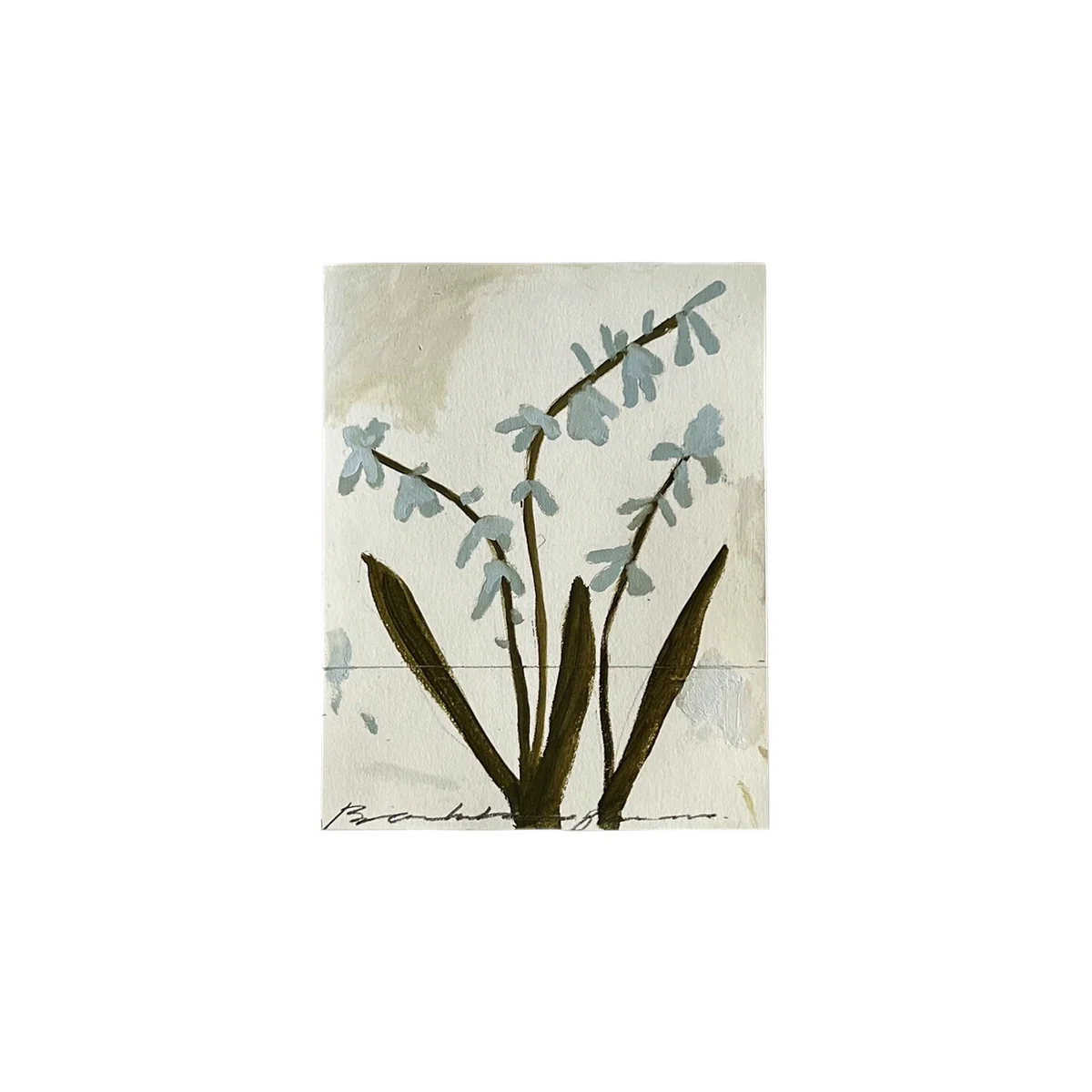 Bleu No.25 - Unframed Art Print - Image 3