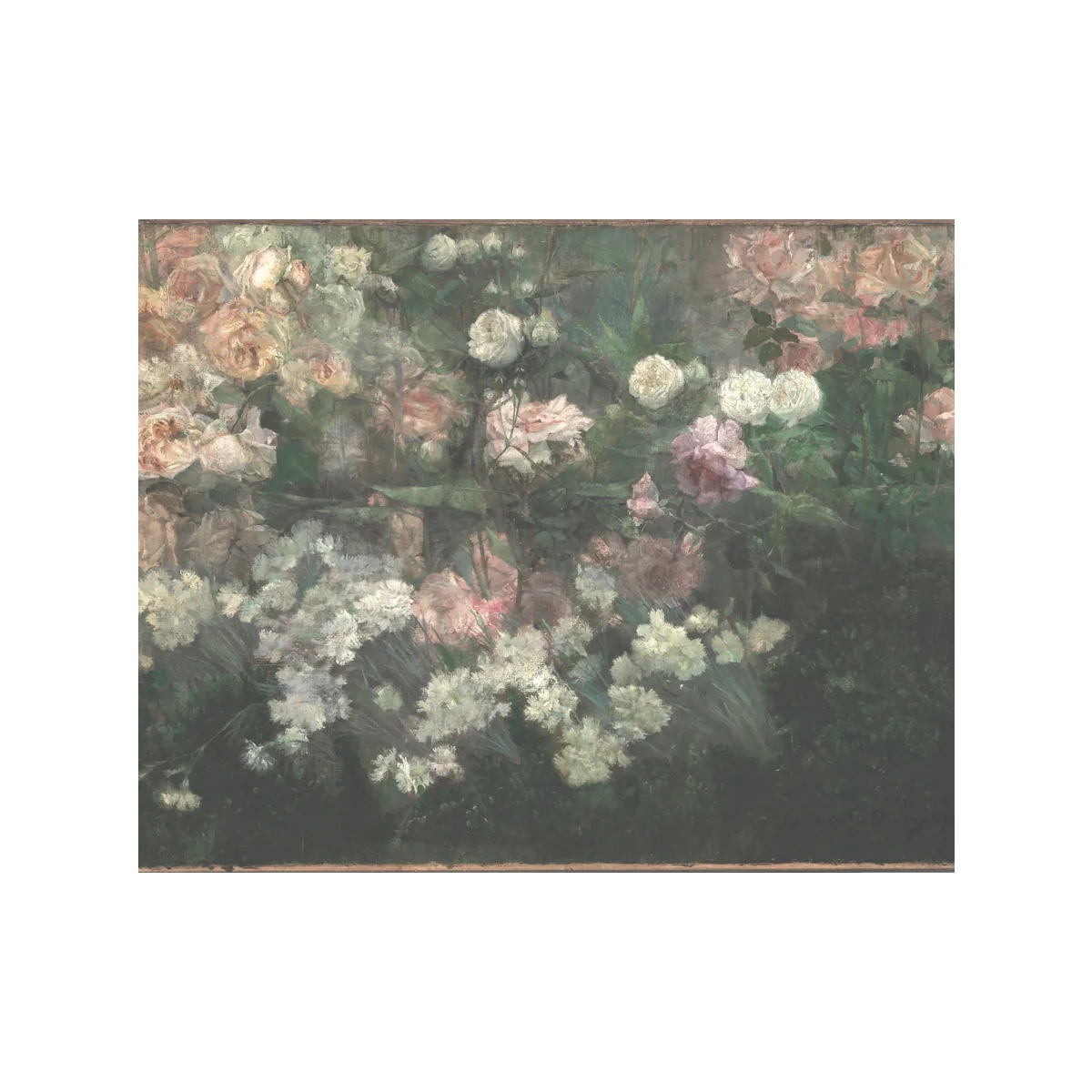 Blooms in Blur - Unframed Art Print - Image 2