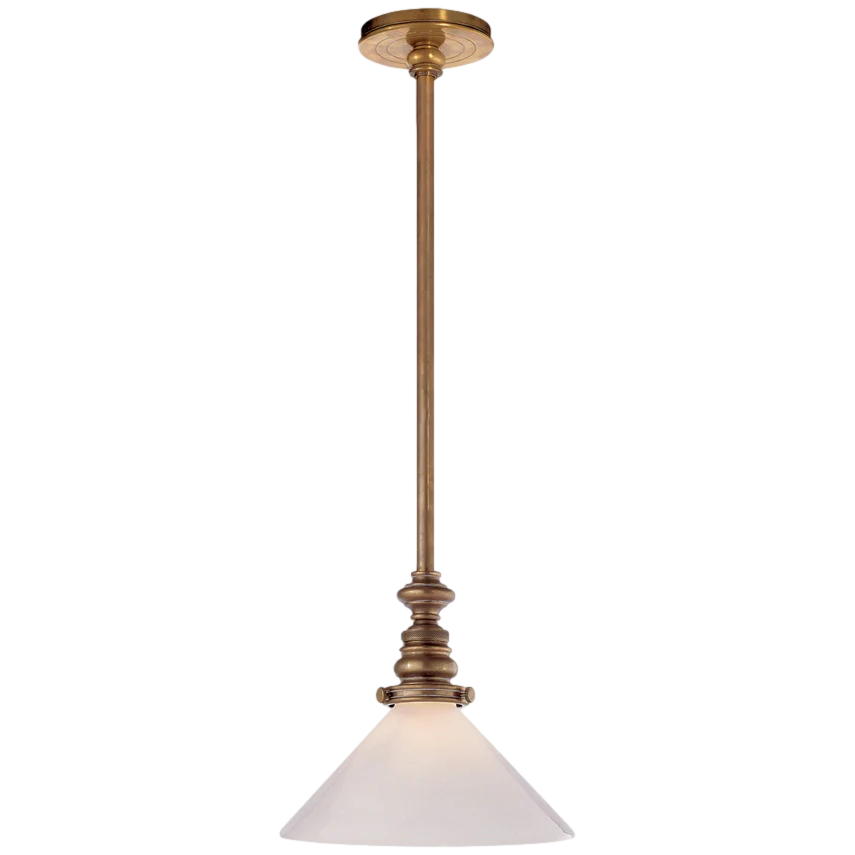 Boston Pendant - Glass Slant Shade