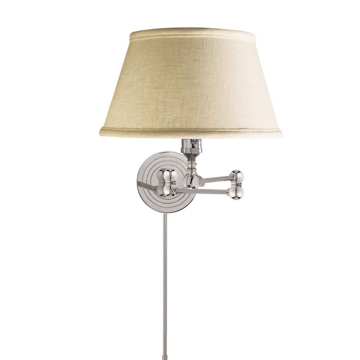 Boston Swing Arm with Linen Shade - Image 3