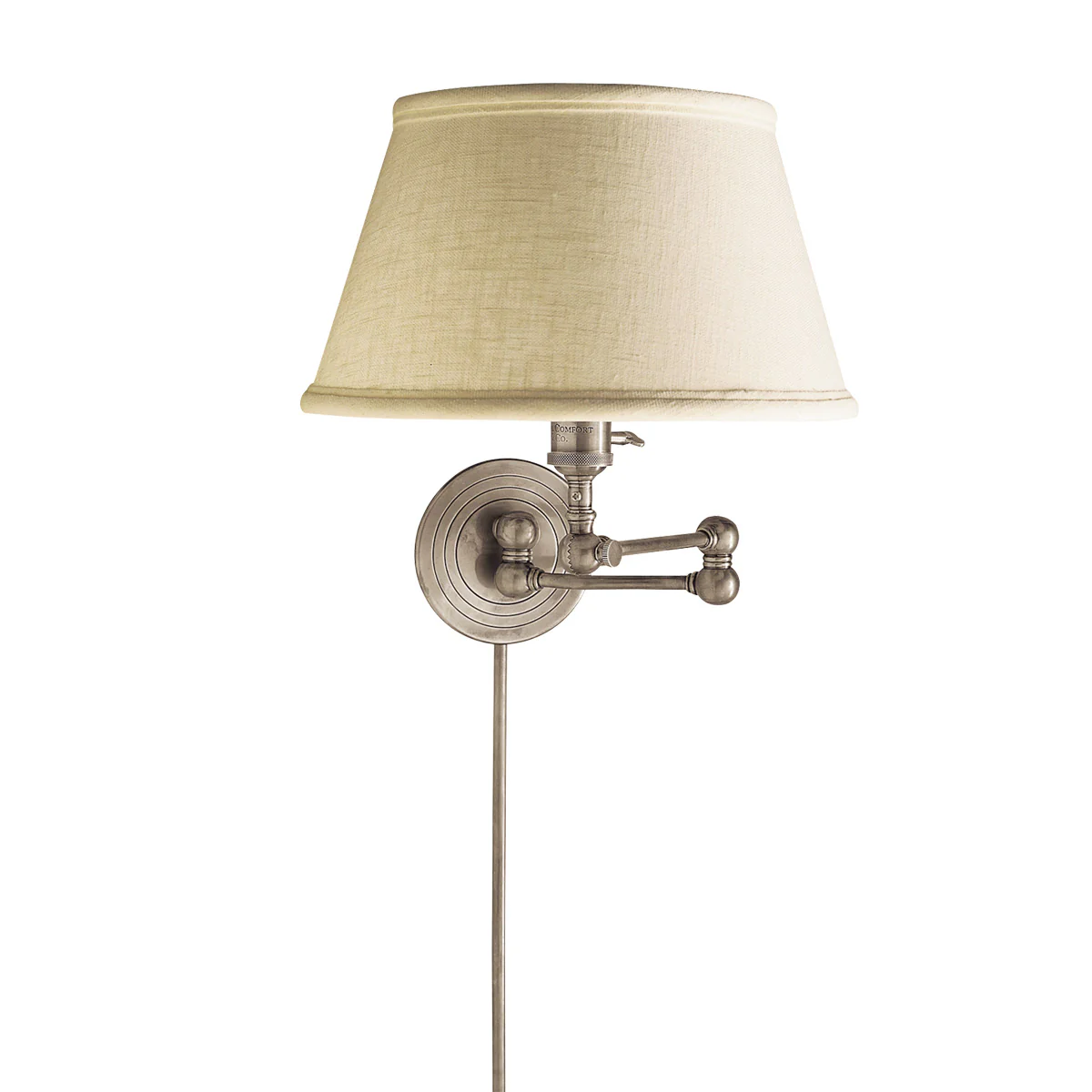 Boston Swing Arm with Linen Shade - Image 4