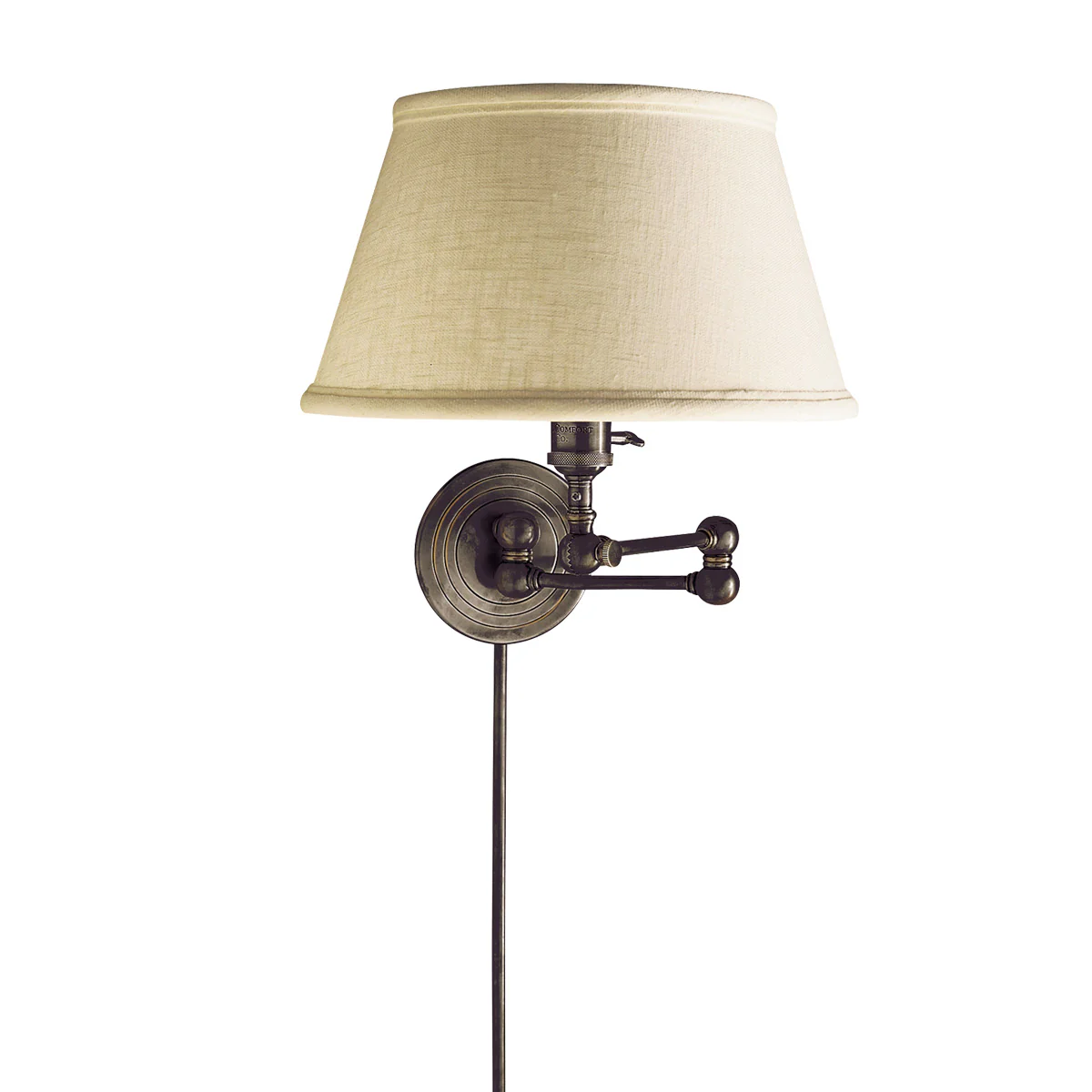 Boston Swing Arm with Linen Shade - Image 5