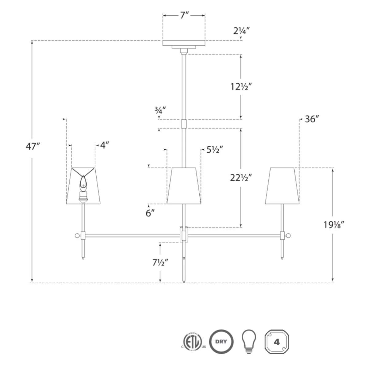 Bryant Chandelier - Large - Image 4