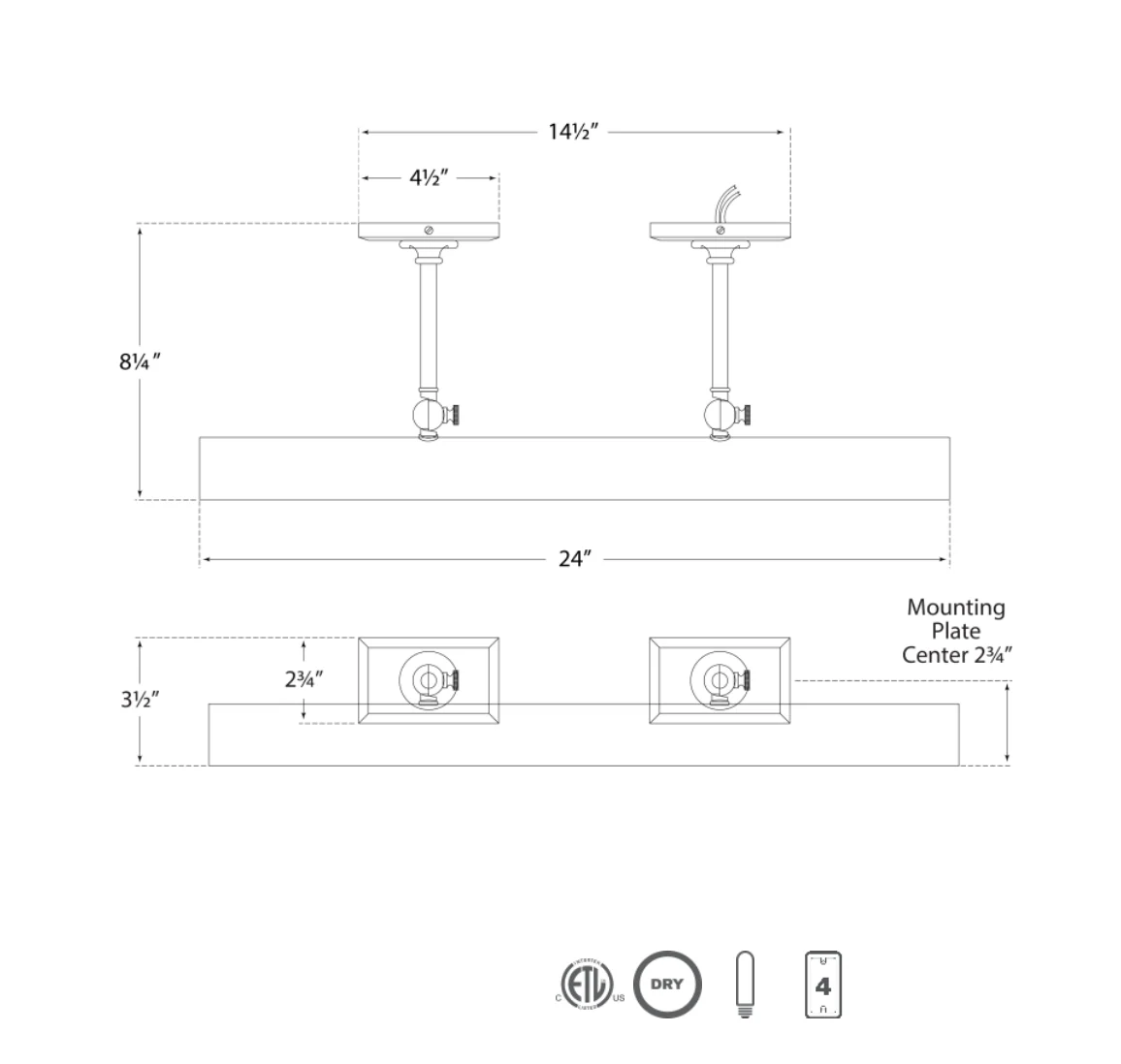 Cabinet Maker's Picture Light - 24" - Image 5