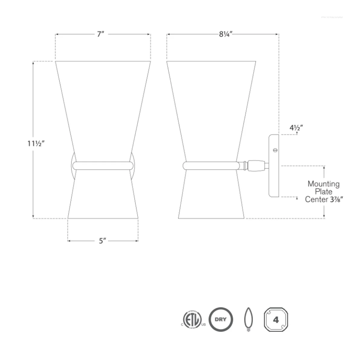 Clarkson Small Single Pivoting Sconce - Image 3