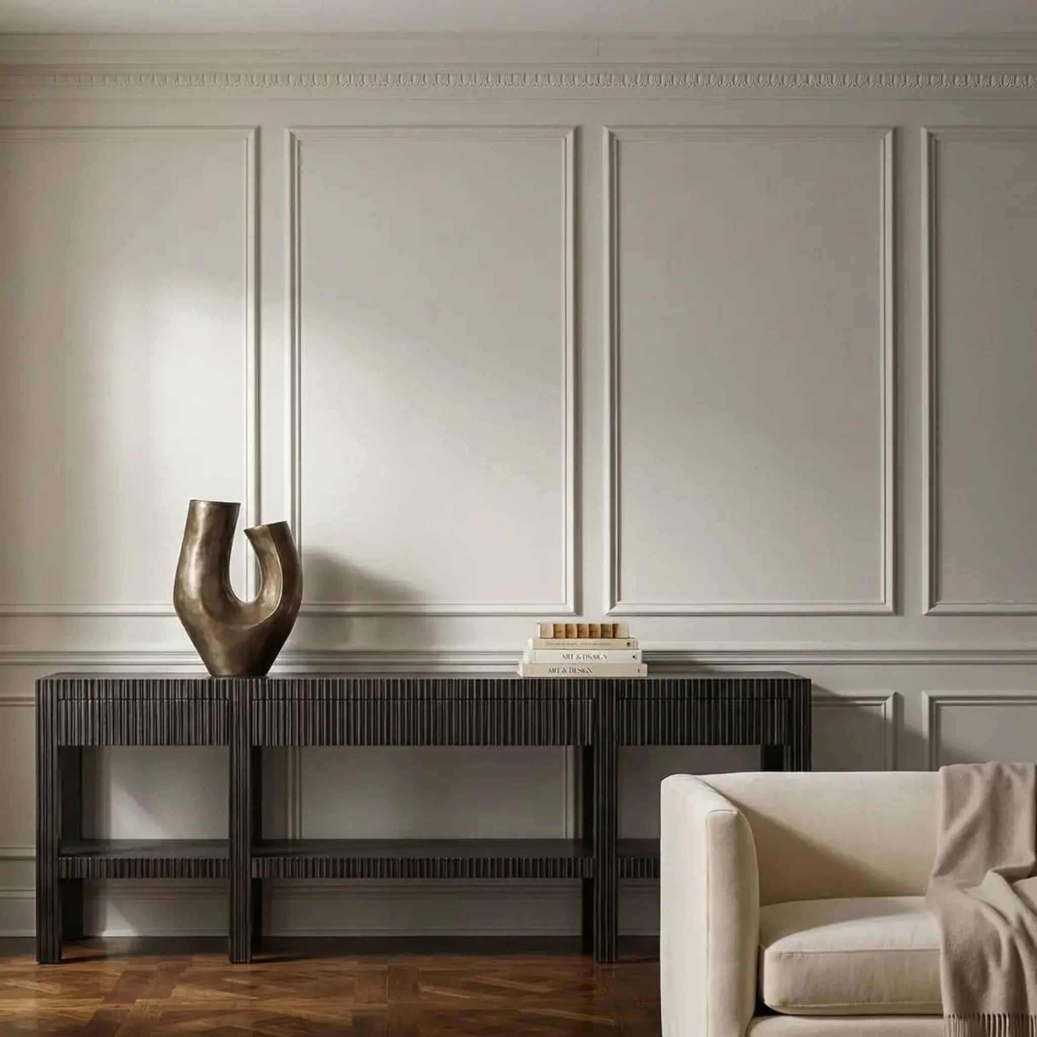 Conrad Console - Pale Black - Image 5