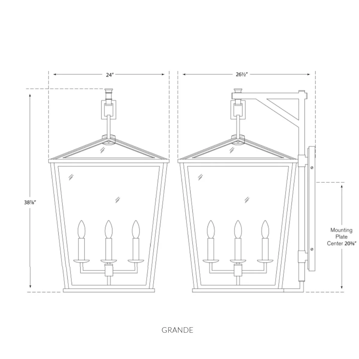 Darlana Bracket Lantern - Image 4
