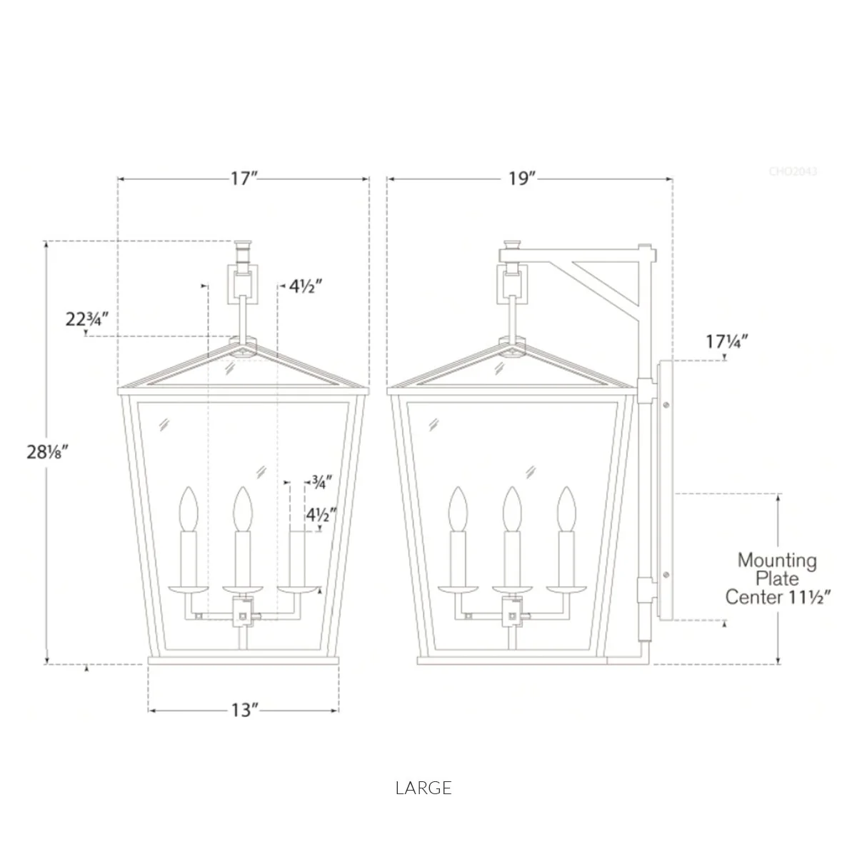 Darlana Bracket Lantern - Image 5