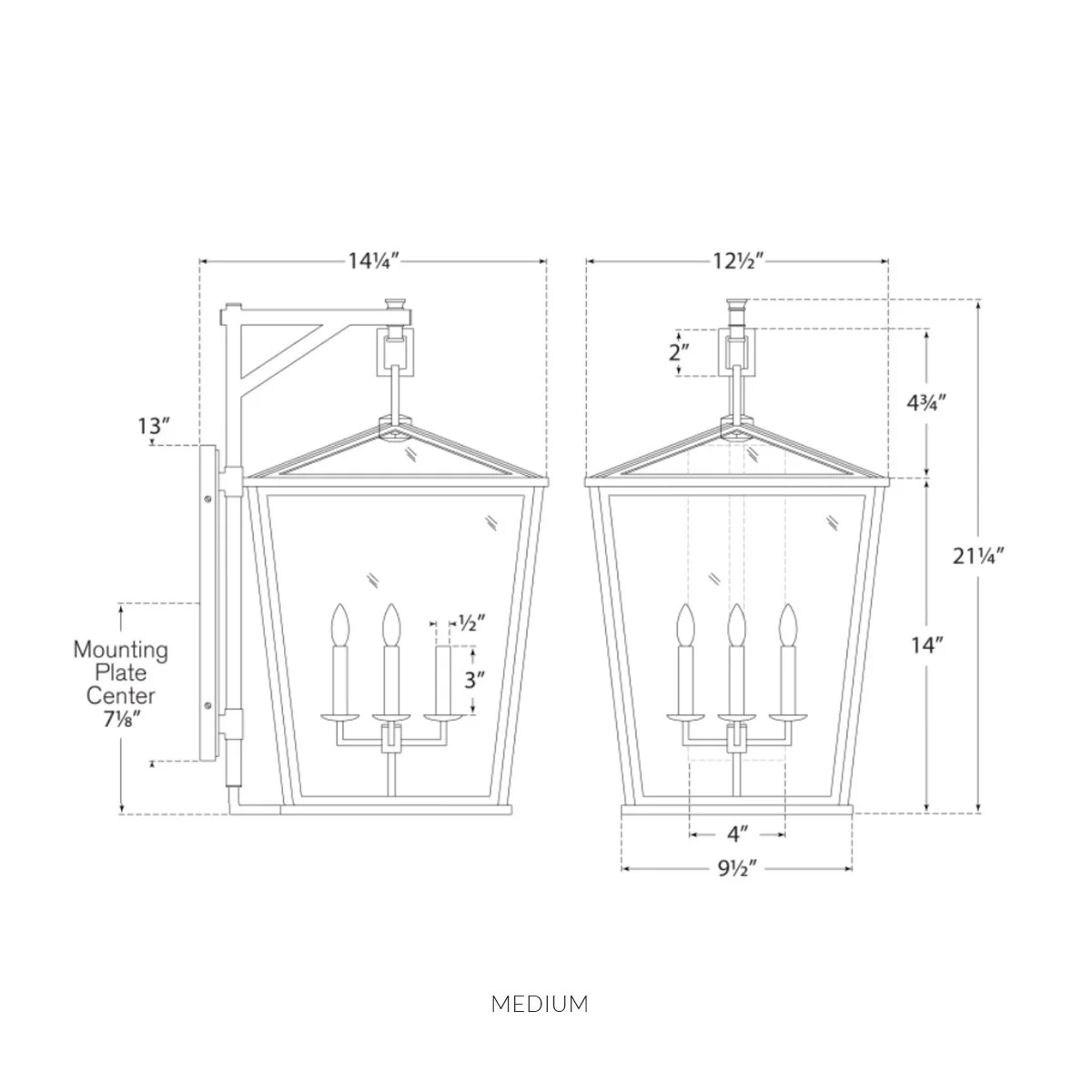 Darlana Bracket Lantern - Image 6