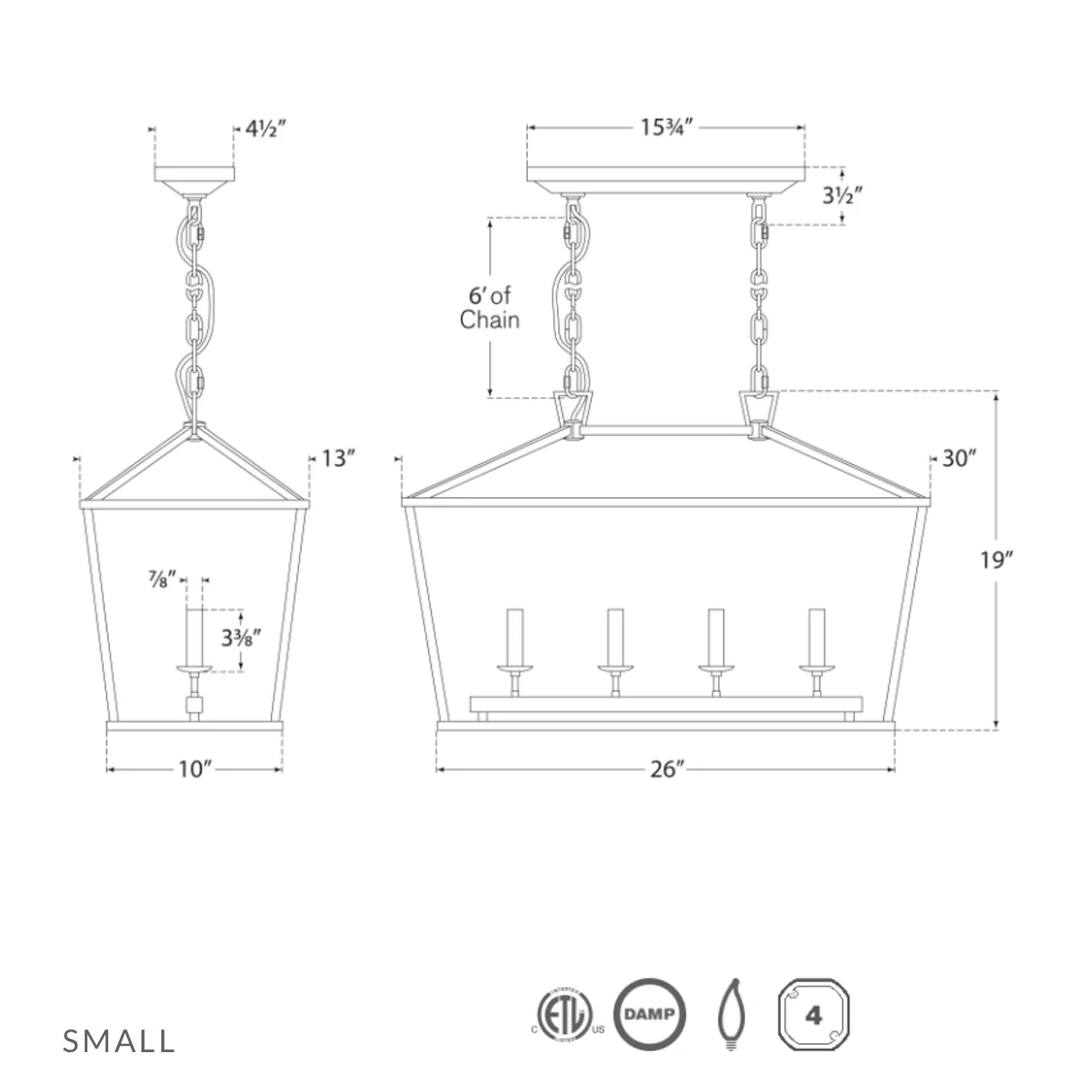 Darlana Linear Lantern - Image 4
