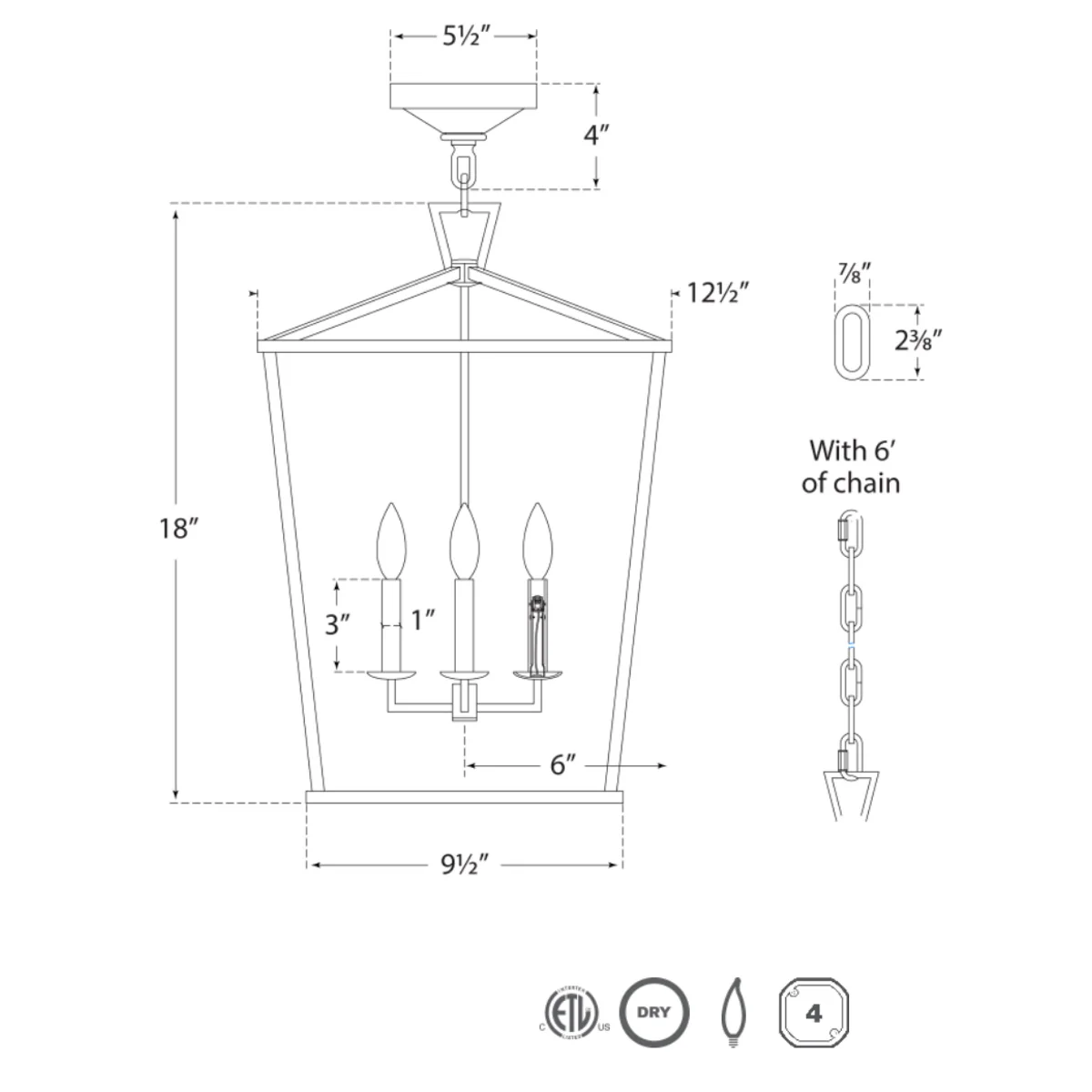 Darlana Pendant Lantern - Image 13