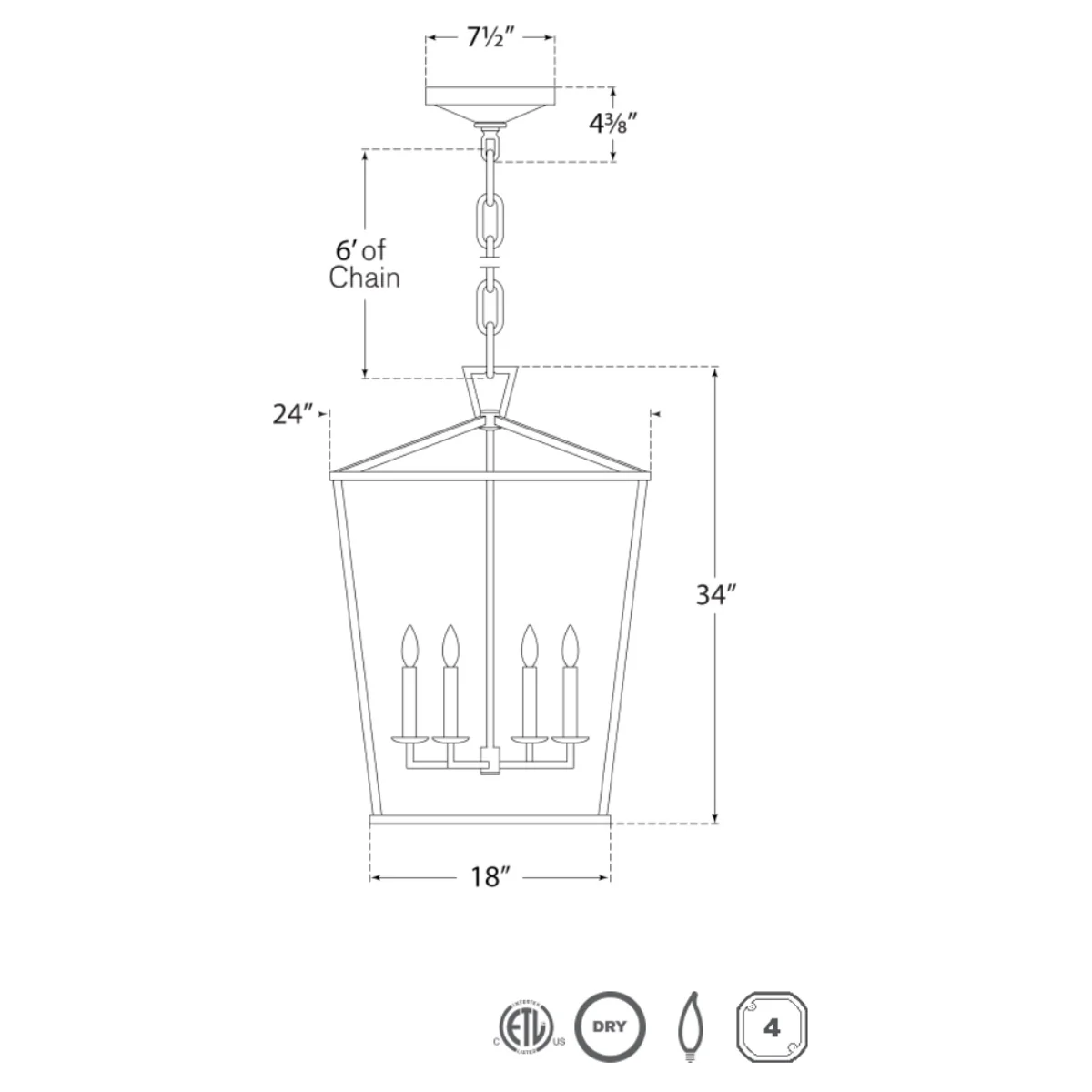 Darlana Pendant Lantern - Image 5