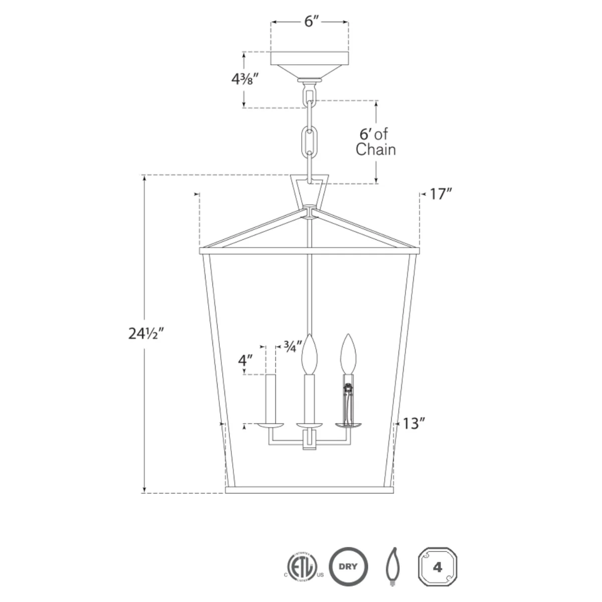 Darlana Pendant Lantern - Image 9