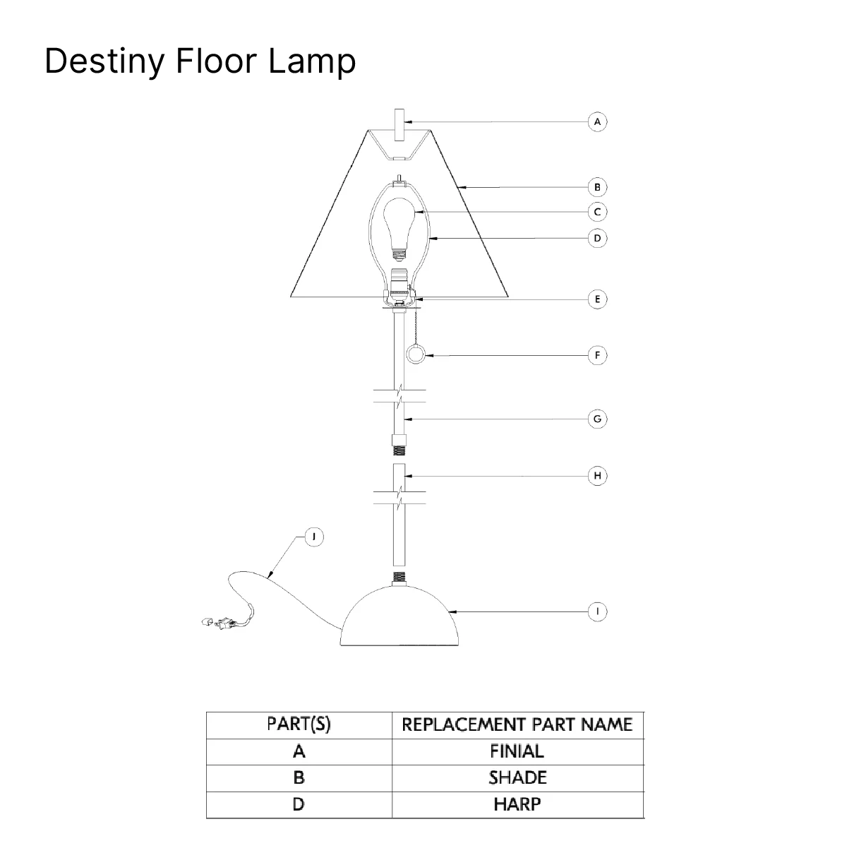Destiny Floor Lamp - Image 2