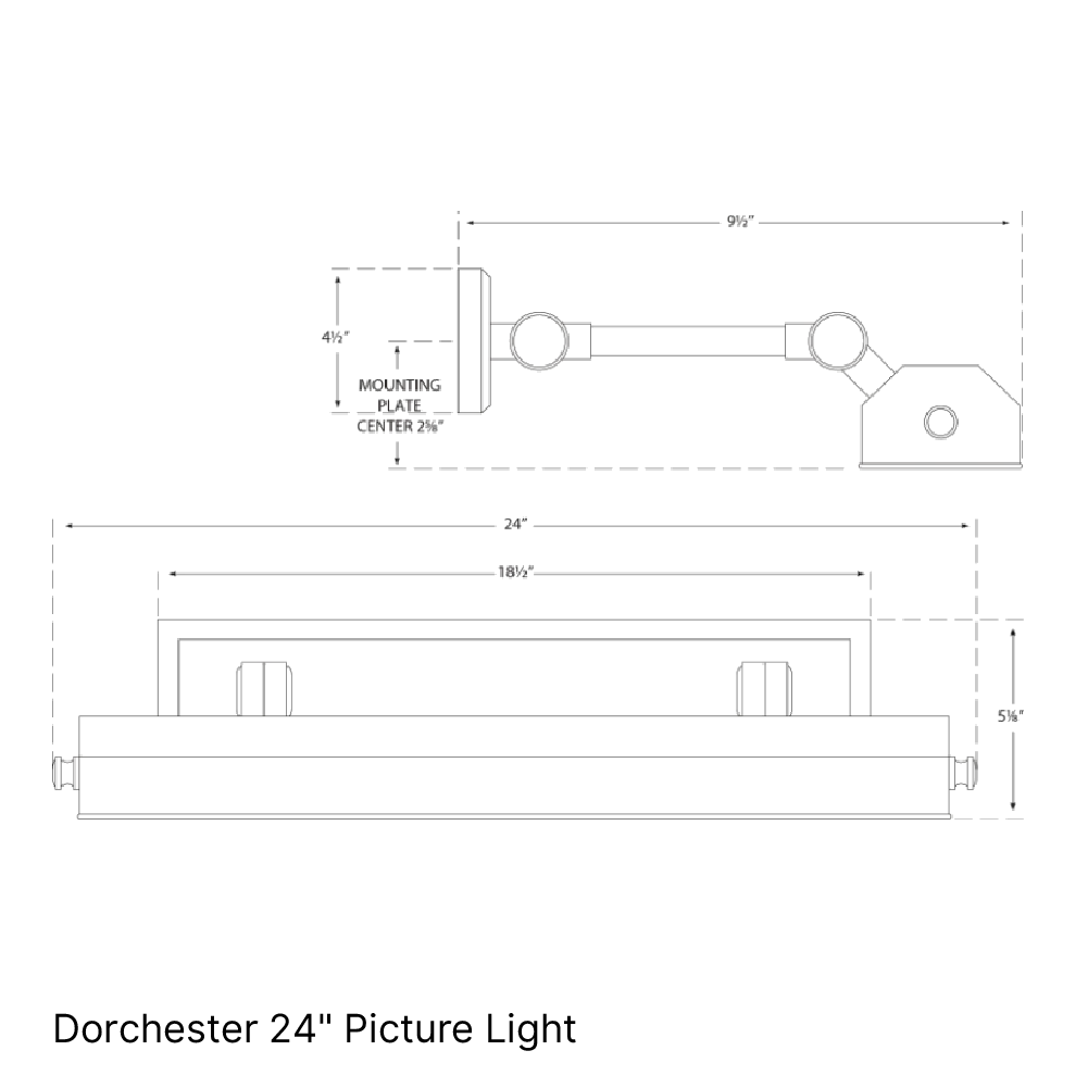 Dorchester 24" Picture Light - Image 4