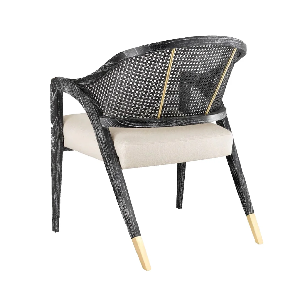 Edward Lounge Chair - Black - Image 3