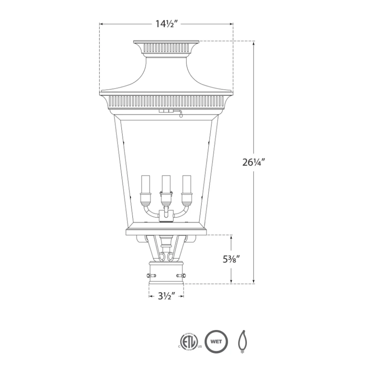 Elsinore Post Lantern - Image 3