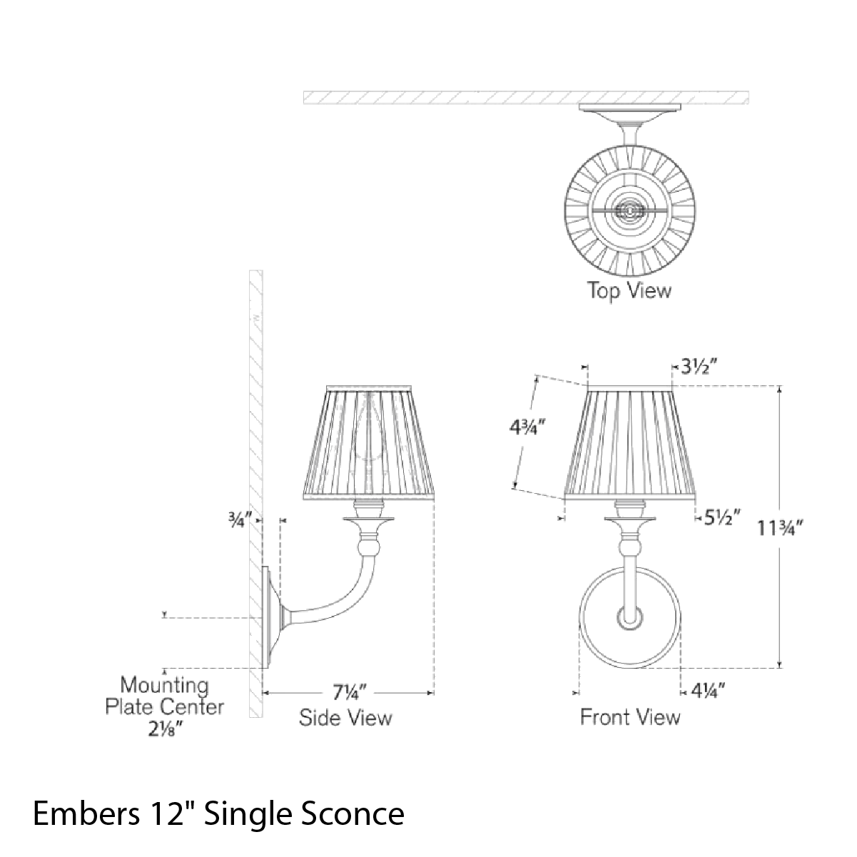 Embers 12" Single Sconce - Image 10