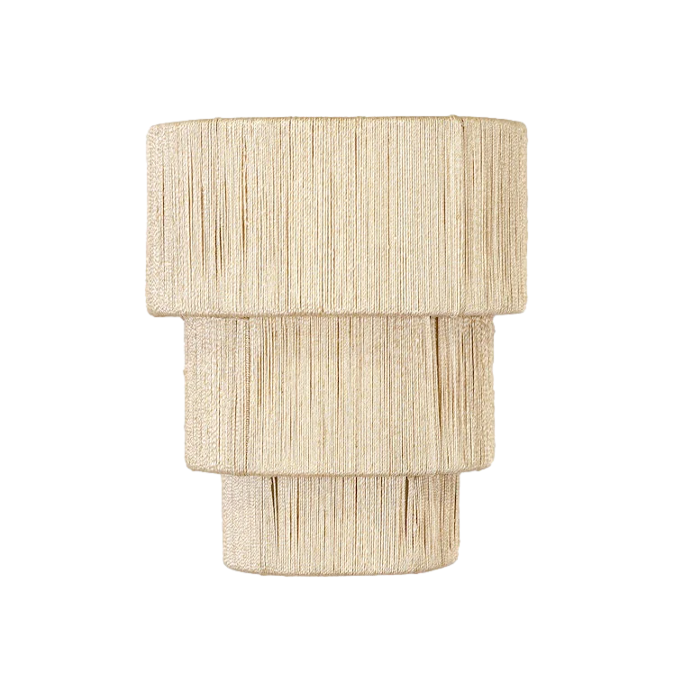 Everly 3-Tiered Sconce - Natural