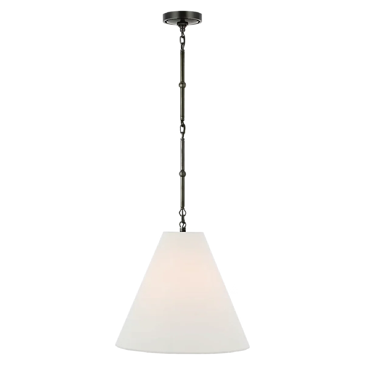 Goodman Hanging Lamp - Linen Shade - Image 10