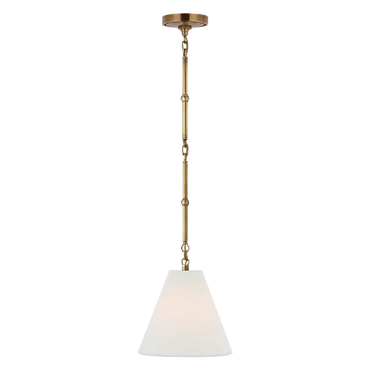 Goodman Hanging Lamp - Linen Shade - Image 13