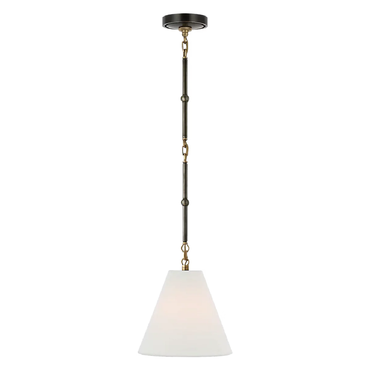 Goodman Hanging Lamp - Linen Shade - Image 14