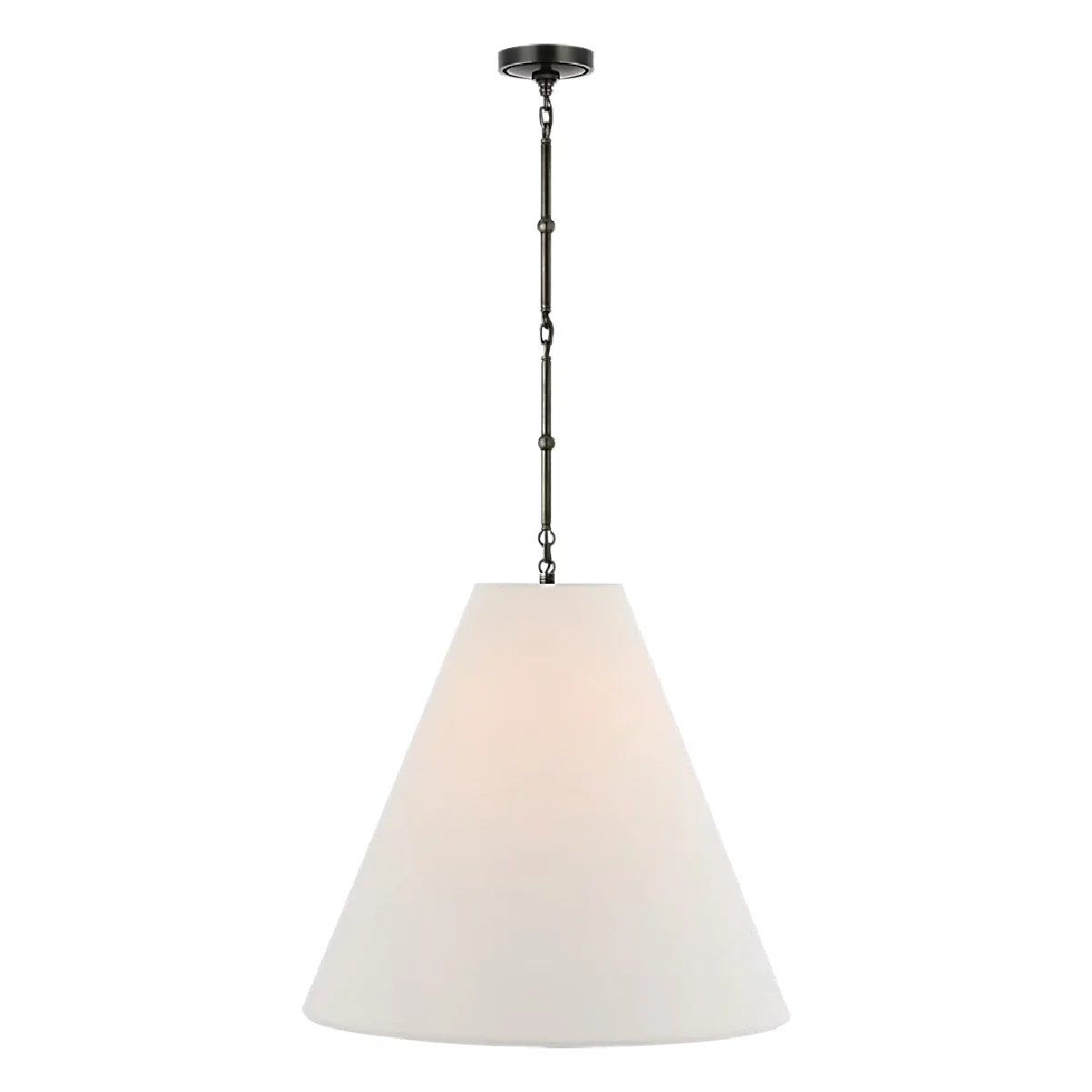 Goodman Hanging Lamp - Linen Shade - Image 3