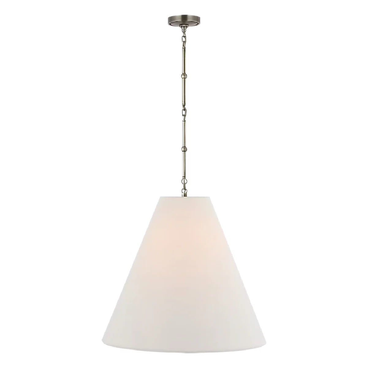 Goodman Hanging Lamp - Linen Shade - Image 4