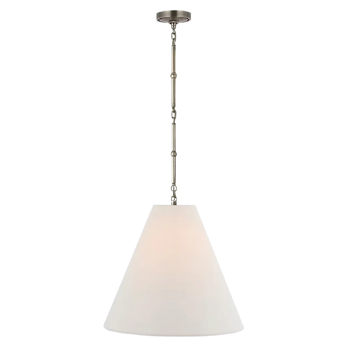 Goodman Hanging Lamp - Linen Shade - Image 8
