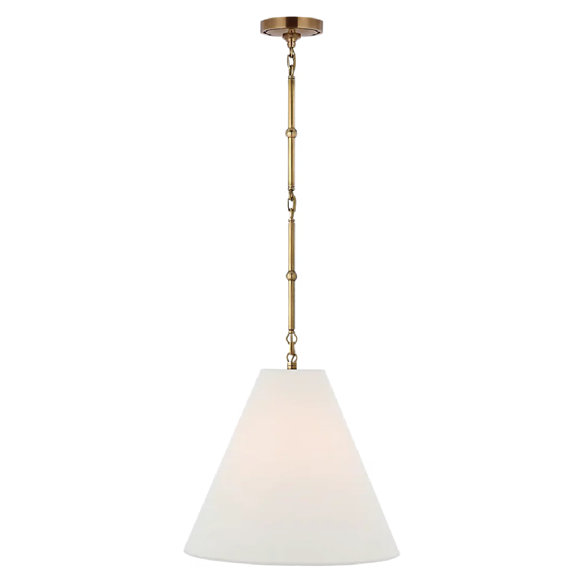 Goodman Hanging Lamp - Linen Shade - Image 9