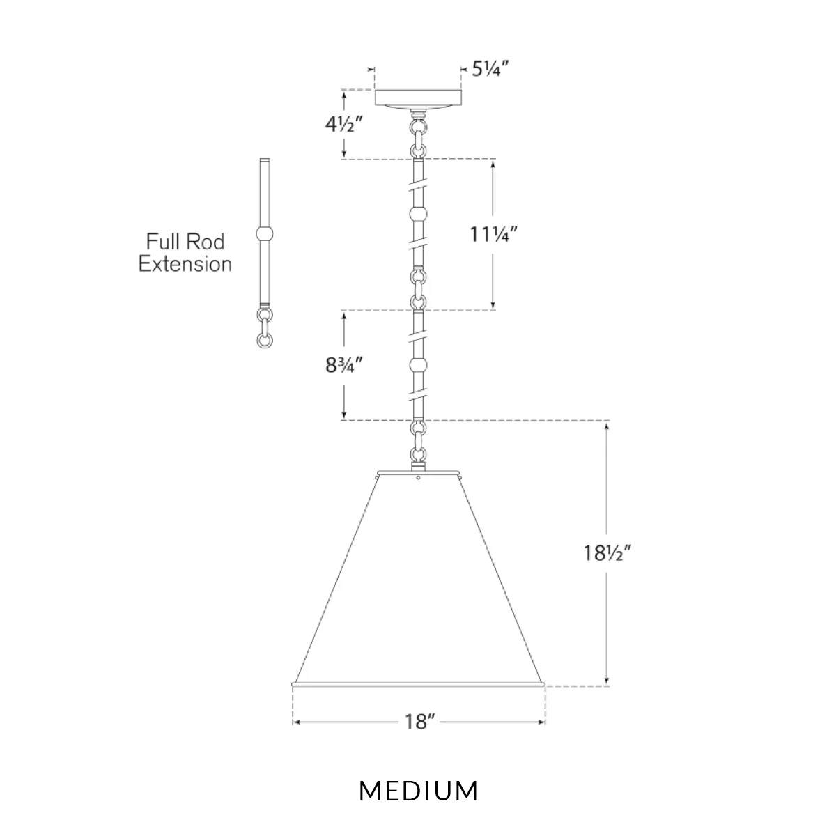 Goodman Hanging Lamp - Metal Shade - Image 12