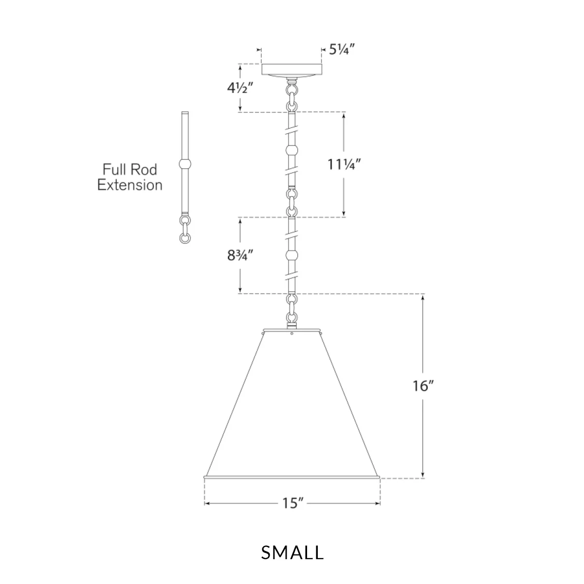 Goodman Hanging Lamp - Metal Shade - Image 17