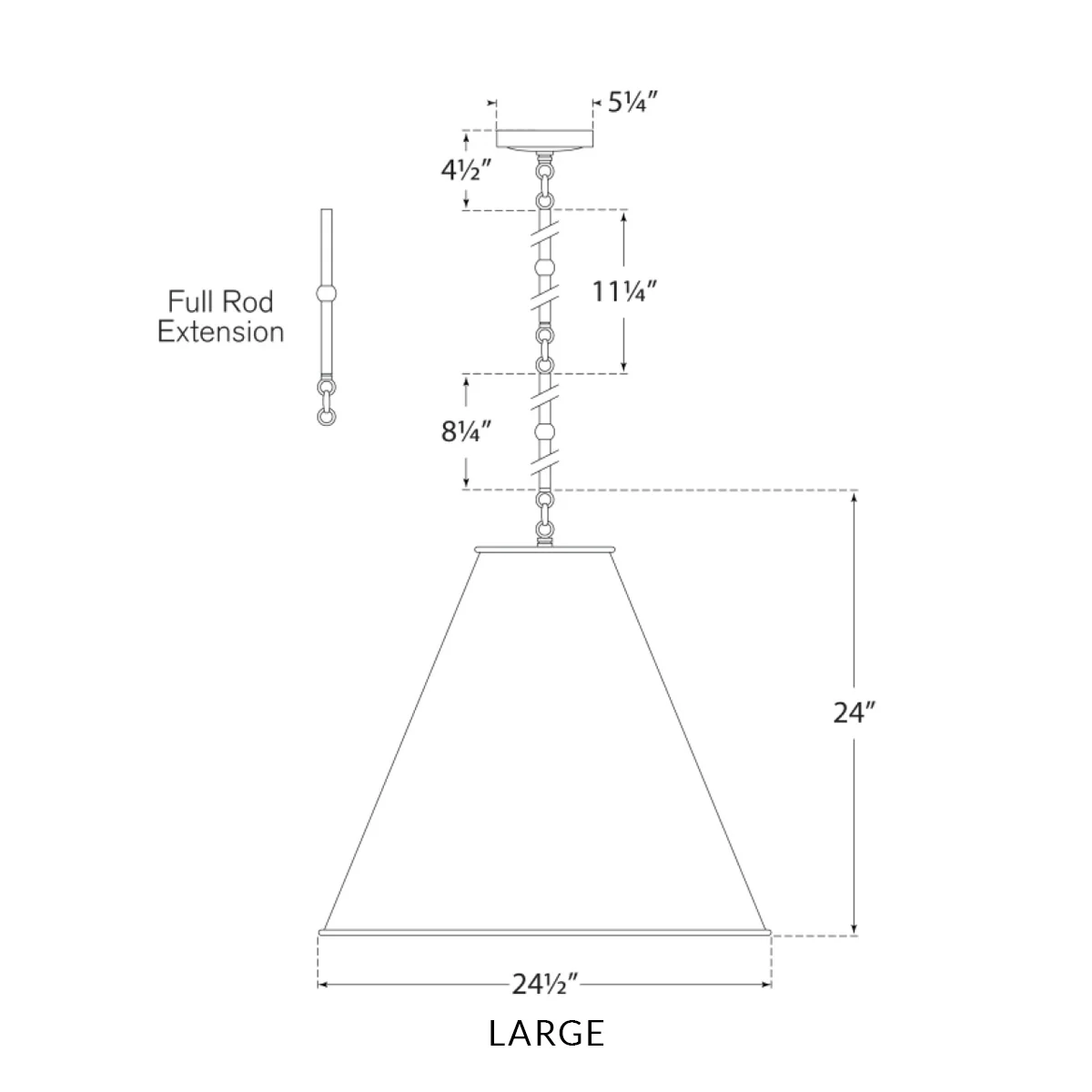 Goodman Hanging Lamp - Metal Shade - Image 7