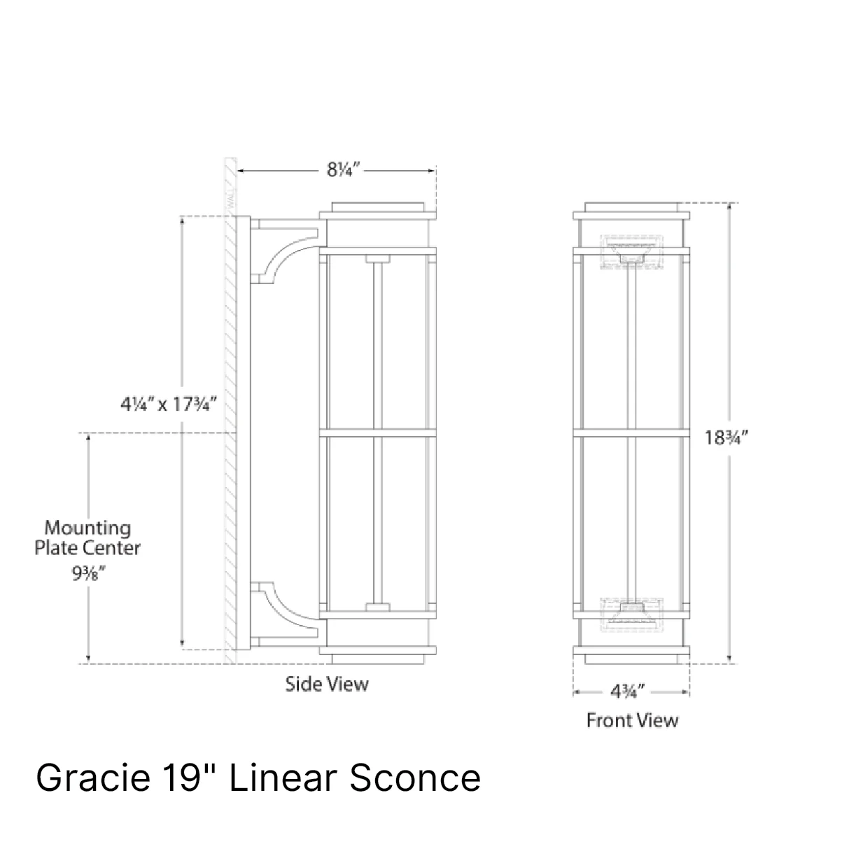 Gracie Linear Sconce - Image 2
