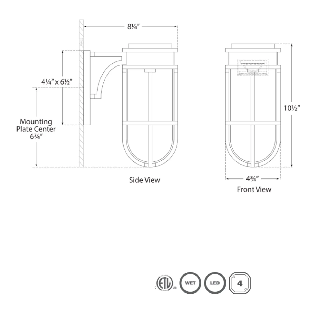 Gracie Tall Bracketed Sconce - Image 5